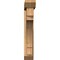 Ekena Millwork Merced Slat Rough Sawn Bracket w/ Offset Brace, Western Red Cedar, 6"W x 32"D x 36"H BKT0604X32X36MRC06RWR - alternate 4